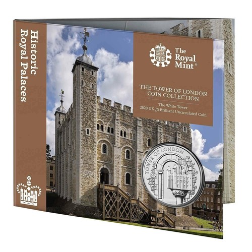 The White Tower 2020 UK £5 Brilliant Uncirculated Coin Brand New Royal mint