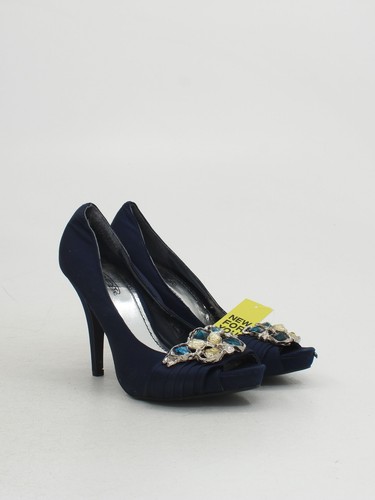 Spot On Women's Heels UK 6 Blue 100% Other Court - Picture 4 of 9