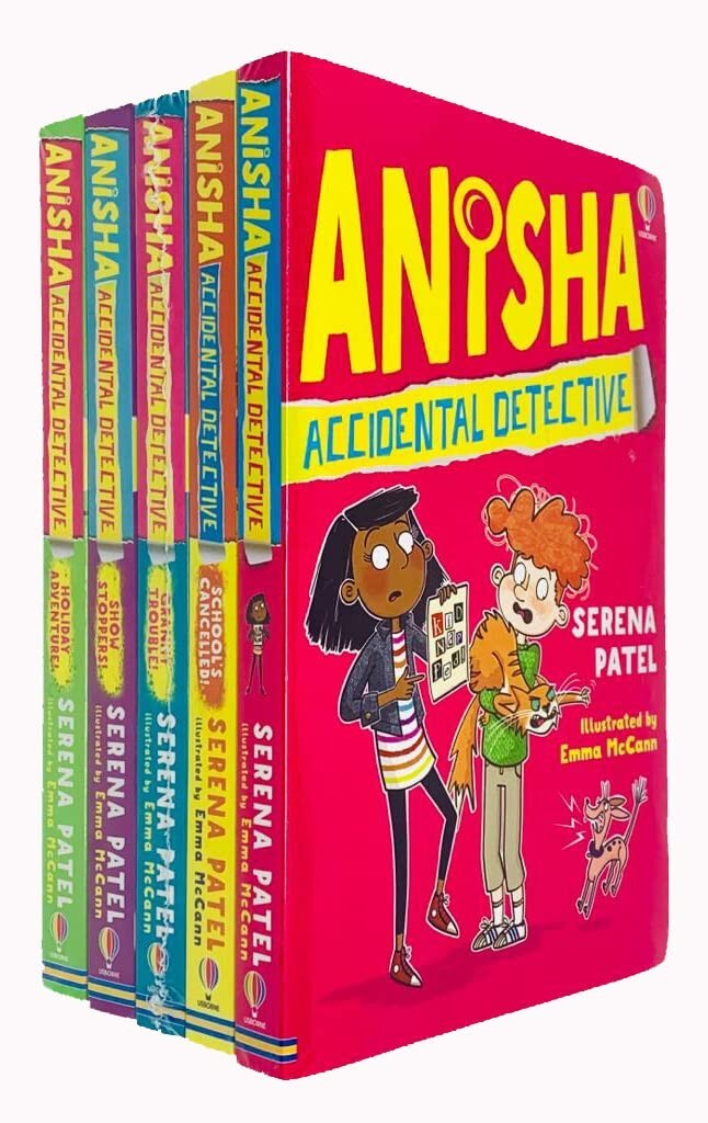 Usborne Anisha Accidental Detective 5 Book Set (Anisha Accidental Detective, School's Cancelled! & More) - Image 5