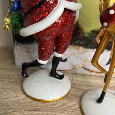 Kirkland Signature Santa and Reindeer Christmas Holiday Décor