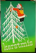 Silvent Christmas Santa Klaus Santa Claus Christmas Holland Print Poster 90cm