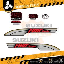 Decalcomania Adesivi Motore Fuoribordo Suzuki 250 cv - Four Stroke