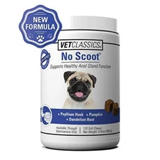 Vet Classics No Scoot Dog Supplements for Healthy Anal Gland Function – Suppo...