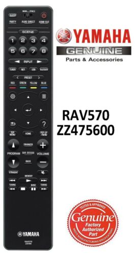 New Yamaha RAV570 ZZ47560 Remote Control fits RX-A780 RX-V685 TSR-7850 RX-A880 - Picture 1 of 1