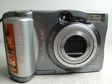 Canon A40  Digital Camera PowerShot   2.0MP   Tested NO CF CARD