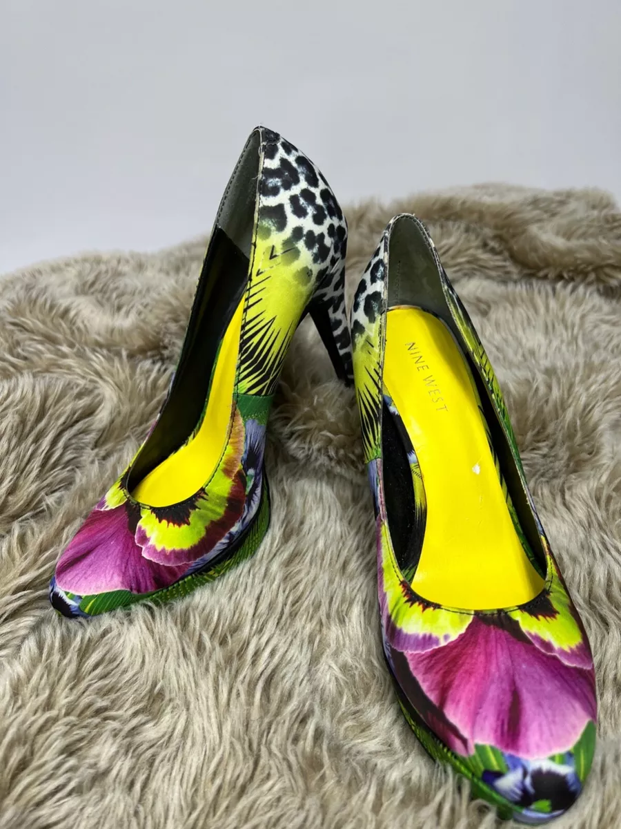 Nine west animal 2024 print heels