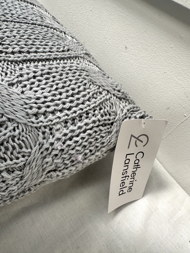 Catherine Lansfield Chunky Marl Knit Cosy 45x45 cm Cushion - Picture 2 of 6