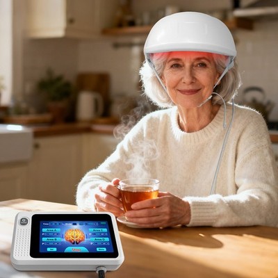810nm Photobiomodulation Brain Helmet Near Infrared Therapy for Stroke Parkinson