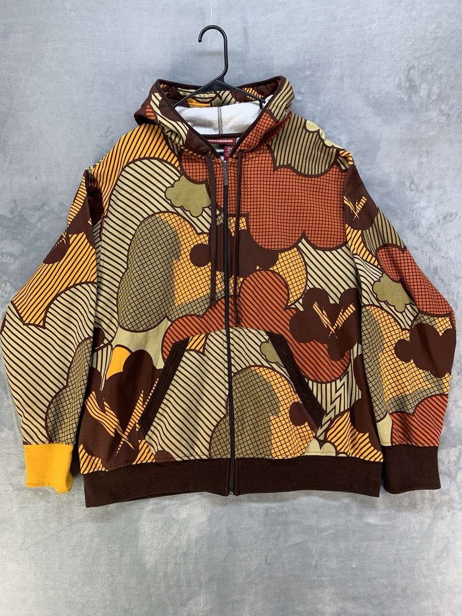 Y2K ROCAWEAR Crazy Colors Zip Up Hoodie men's 2XL | eBay