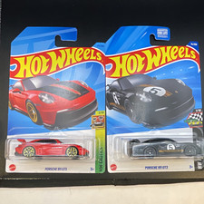 Hot Wheels Porsche 911 Gt3 Exotics Race Day 20232025 Lot Of 2 Black Red New Hot Wheels Porsche 911 Gt3 Exotics Race Day 20232025 Lot Of 2 Black Red New