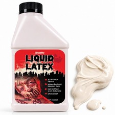 Liquid Latex Skin Body Paint 14 oz Creamy Whi...