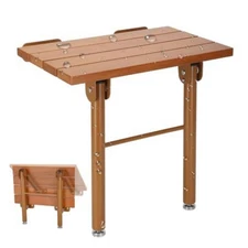 Folding Teak Shower Seat Wall Mounted, Folding Shower Seat, Folding Shower Seat,