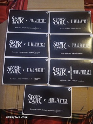 MTG Secret Lair x FINAL FANTASY: Foil/Non-Foil Full Set mit Gilded Lotus