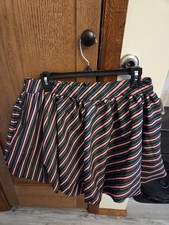NWT Women's Striped Bubble Mini Skirt Wicked Movie, Size S, Target x Tazwell