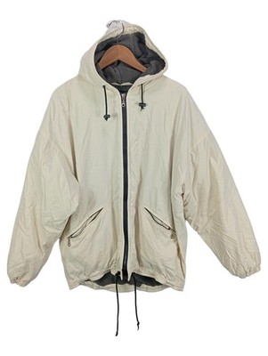 Killer Loop Sweatjacke Herren Beige Gr. 48/M Kapuze Logo Print Sportlich