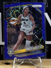 2025 Panini Prizm WNBA Angel Reese Blue Velocity Prizm #92 - Chicago Sky