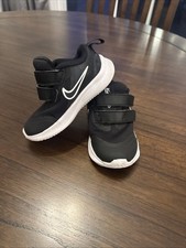 Nike Star Runner 3 TDV Toddler Shoes Black White Size 6C Kids Sneakers