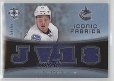 2015-16 Upper Deck Ultimate Collection Iconic Fabrics 59/65 Jake Virtanen 2nt