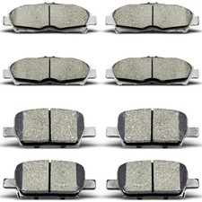 D1896 D1914 Front Rear Ceramic Brake Pads Set Fit For 2017-2020 Buick Enclave...