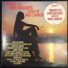 Paul Carter - Tribute To Andy Williams - Used Vinyl Record - V16288z