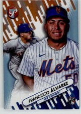 Francisco Álvarez 2023 Topps Pristine Fresh Faces FF-12 New York Mets Rookie