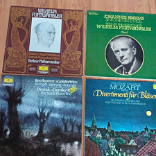 8 LPs Vinyl: Furtwängler, Beethoven, Mozart,...