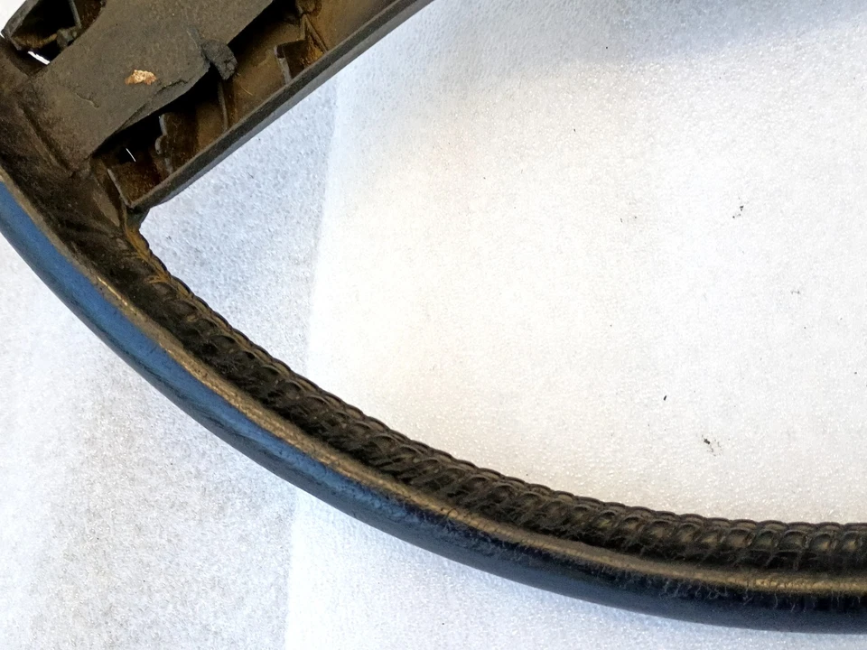 Volante de cuero Sim delgado 80-86 Ford F150 F250 F350 Bronco OEM XLT Foto 4 de 4