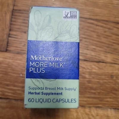 Motherlove More Milk Plus (60 Liquid caps) Lactation Herbal Supplement EXP 7/26