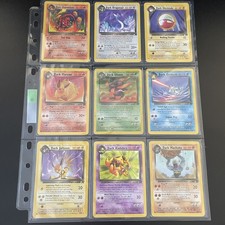 Vintage Pokémon Komplett Team Rocket Set Common/Uncommon ⭐ Starterset 90er!