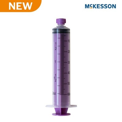 McKesson Enteral Feeding/Irrigation ENFit Tip Syringe 60cc - Count of 30