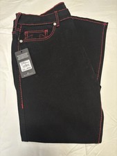 True Religion Mens Jeans 36x30 Black