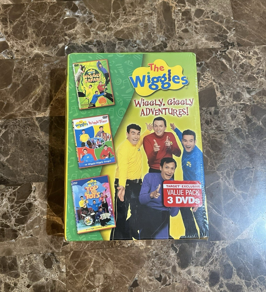 The Wiggles Wiggly Giggly Adventures DVD 2007 3 Disc Set Mfg Steve
