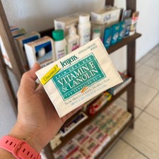 Vintage Jergens Vitamin E Lanolin Soap 2 Bar 4.75 oz Unscented NOS 1993 Sealed