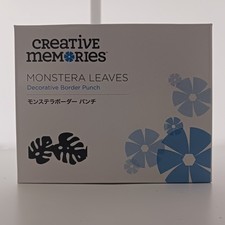 Creative Memories Decorative Border Punch Monstera Leaves