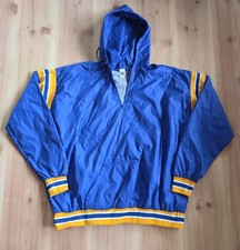 Vtg Russell Athletic Windbreaker Hoodie 1/4th Zip Lined Size XXXL Made In USA