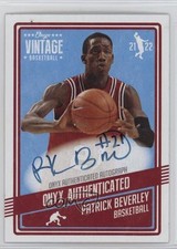 2021-22 Onyx Vintage Auto Patrick Beverley #VAPB Auto nd3
