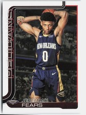 Jeremiah Fears (RC) New Orleans Pelicans 2025-26 Topps NBA #207 (Rookie Card)