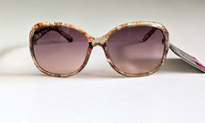 Foster Grant Fashion Sunglasses - 58720HEA104 Rectangle Dress for Spring Brown