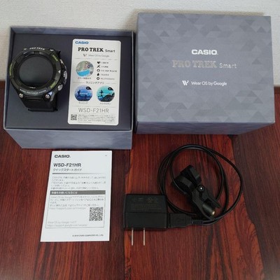 CASIO PRO TREK Smart WSD-F21HR GPS Sensor Uhr mit Ladegerät