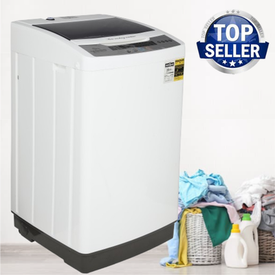 #ad Washing Machine 20Lbs Capacity Fully Automatic Portable Washer with Drain Pump $245.99