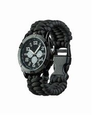 ARMY UHR 'PARACORD' SCHWARZ Gr. M