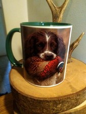 Pheasant Shooting Mug Hunting Working Dog - Spaniel -  Ideal Gift