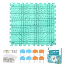 Blocking Mats for Knitting  Crochet Project, Extra Thick Knitting Blocking M...