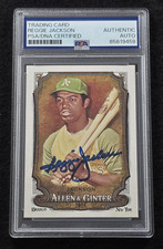 2024 REGGIE JACKSON Signed Topps Allen & Ginter Card-HOF-YANKEES-ATHLETICS-PSA