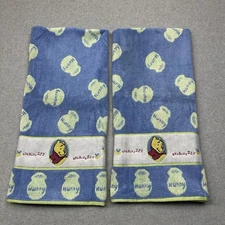 NWT Disney Winnie The Pooh Bath Towel SET OF 2 Honey Pot Bees 52x72 Beach