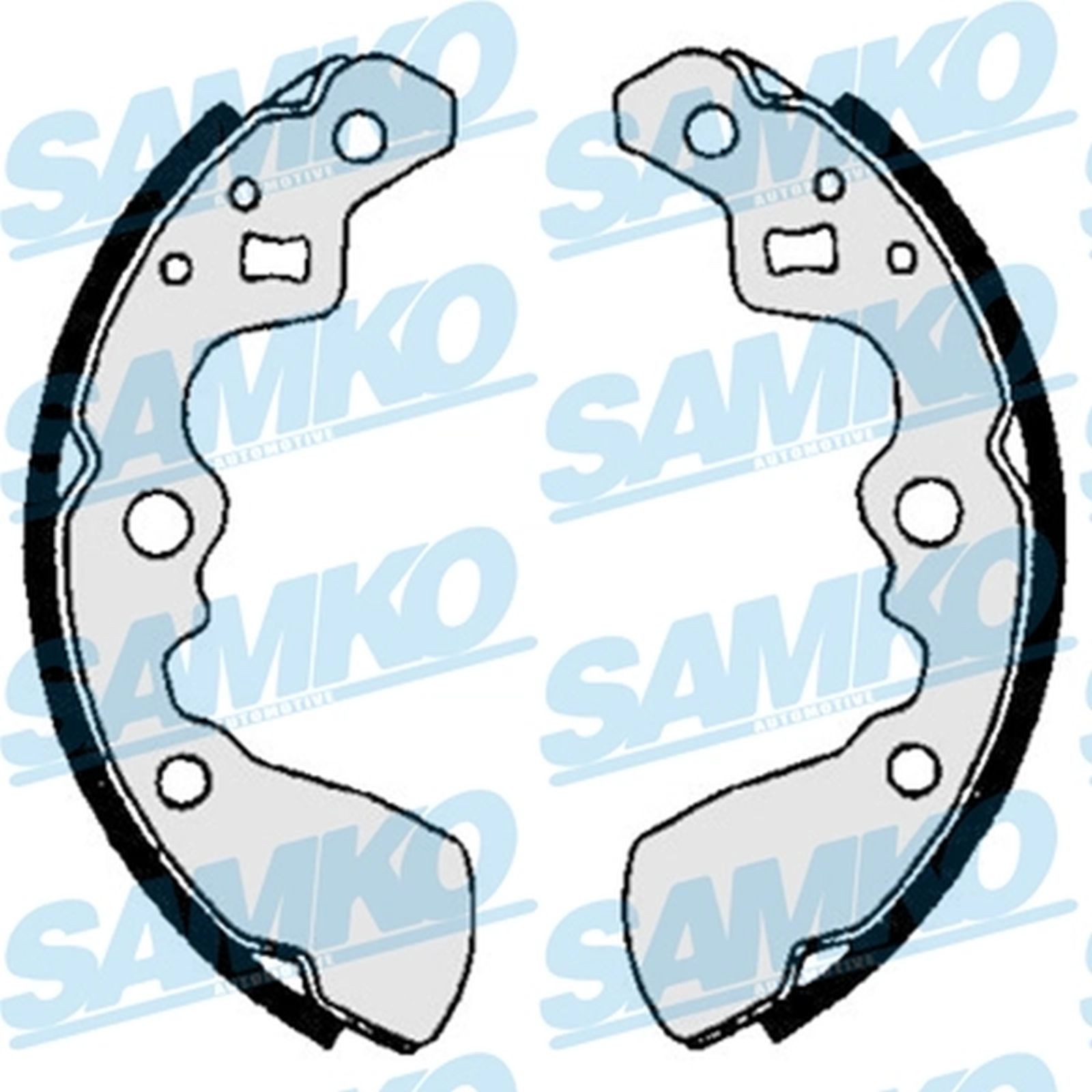 ORIGINAL® SAMKO Bremsbackensatz Hinten für Suzuki SWIFT II Schrägheck SWIFT