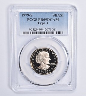 1979 S Susan B Anthony Dollar Type 1 PR69 DCAM PCGS Blue Lbl 9936