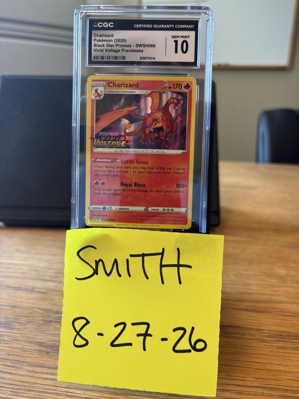 CGC 10 Charizard SWSH066 Black Star Promo Holo Prerelease 2020 English