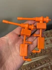 VINTAGE 1989 PLAYMATES TMNT Party Wagon Side Mirror and Gun set PART