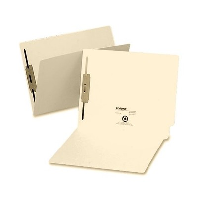 Esselte Manila End Tab File Folder With Fastener - Letter - 8.50'' X 11'' - 0.75''